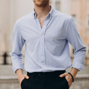 Stylish young handsome man in classy outfit